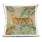 Stupell Industries Palm Leaves Around Leopard Decorative Printed Pillow design by Janet Tava, 18 x 7 x 18